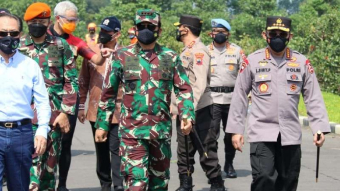 Kunjungan Panglima TNI dan Kapolri ke Kudus.