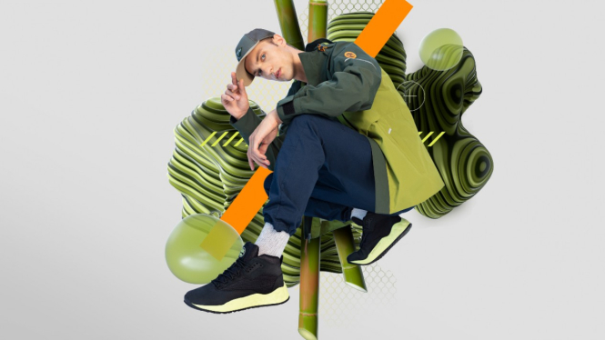Sepatu sporty berteknologi 'Greenstride' terbuat dari bahan serat tebu & karet