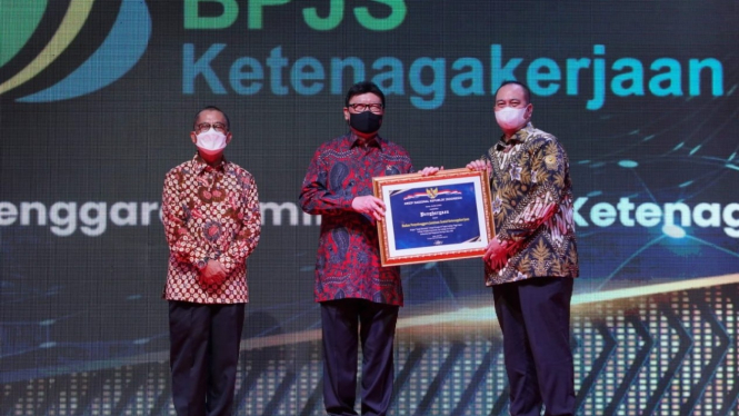 BPJAMSOSTEK meraih penghargaan Pengawasan Kearsipan 