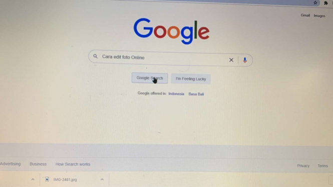 Browser edit foto 