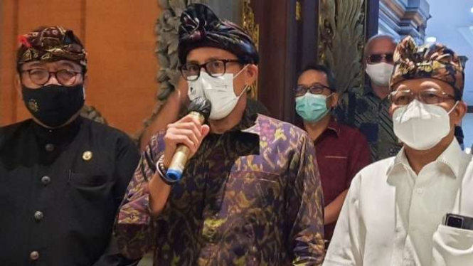 Menteri Pariwisata dan Ekonomi Kreatif Sandiaga Salahuddin Uno.