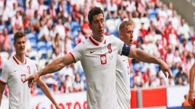 Bomber andalan timnas Polandia, Robert Lewandowski