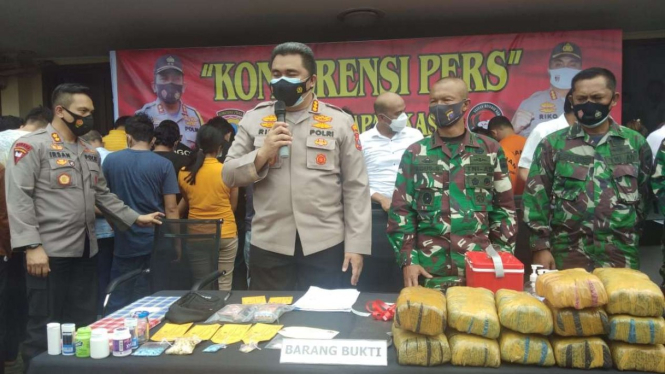 Kapolrestabes Medan, Kombes Pol Riko Sunarko saat jumpa pers.