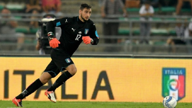 Kiper Timnas Italia, Gianluigi Donnarumma. 
