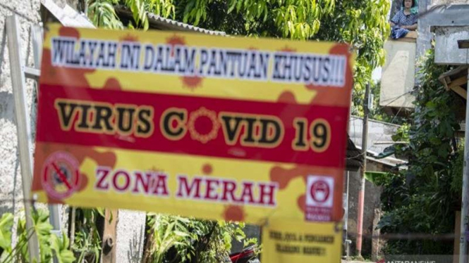 Wilayah zona merah COVID-19