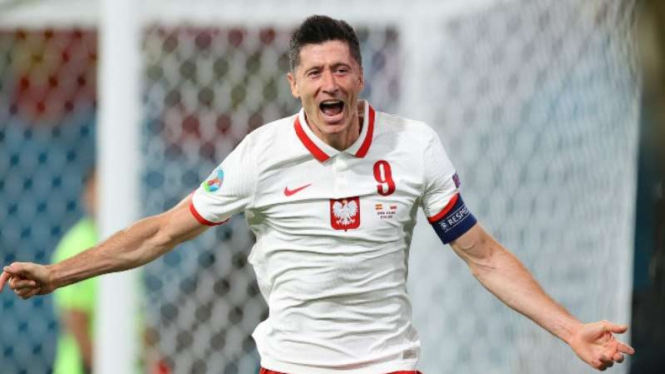 Bomber Timnas Polandia, Robert Lewandowski.