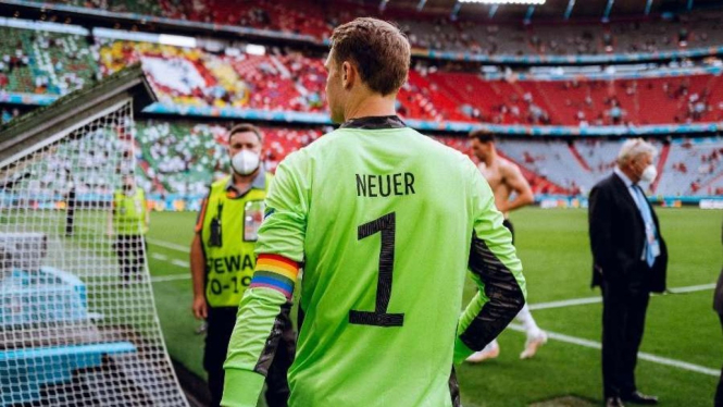 Kiper sekaligus kapten Timnas Jerman, Manuel Neuer