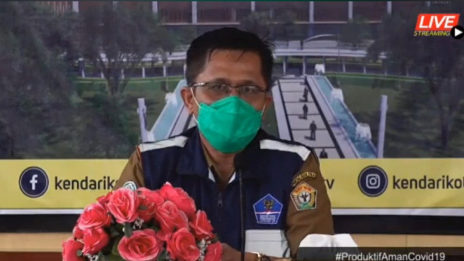 Juru Bicara Satuan Tugas COVID-19 Kota Kendari, dr Algazali.