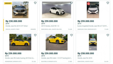 Harga bekas Honda Jazz
