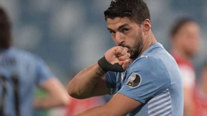 Bomber Timnas Uruguay, Luis Suarez.