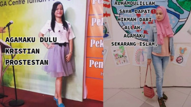 Viral agamaku dulu kristen protestan, kini mualaf (TikTok/dqueen792)