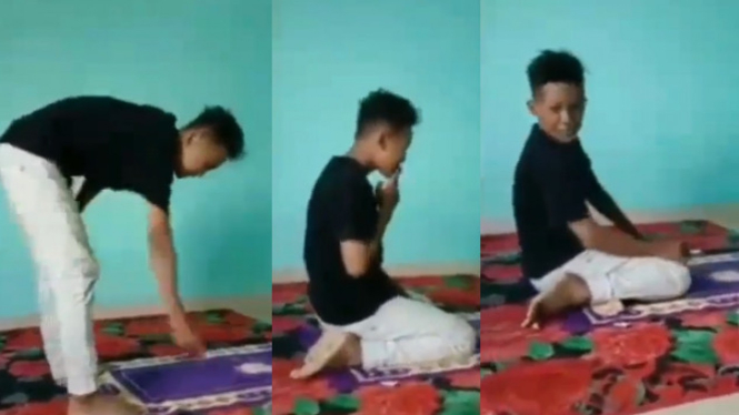 Viral video pelecehan salat sambil merokok (instagram/lambe_gosip)