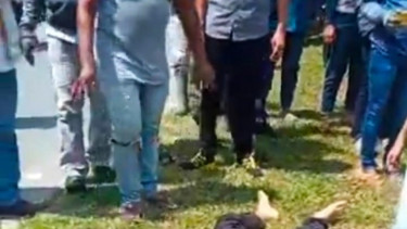 Jenazah ditemukan di jalan menuju Bandara Kualanamu.
