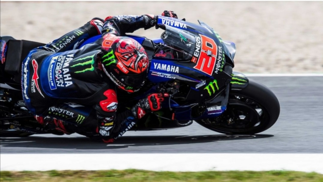 Pembalap Monster Energy Yamaha, Fabio Quartararo. 