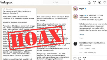 Pesan berantai Hoax di WA mengatasnamakan Aa Gym