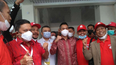 Anindya Bakrie di Munas Kadin ke-VIII yang berlangsung di Kendari.
