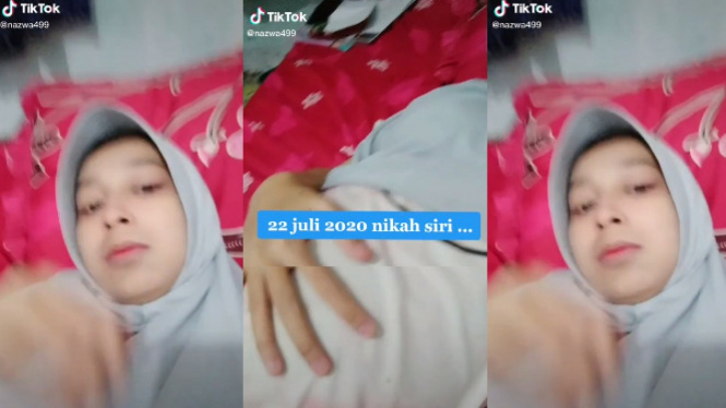 Viral Video Wanita Usia 21 Tahun Jadi Istri Kedua (TikTok/najwa499)
