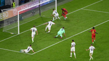 Pertandingan Timnas Belgia vs Italia