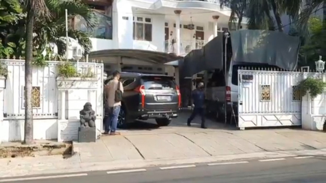 Rumah duka Rachmawati Soekarnoputri di Jatipadang, Jaksel.