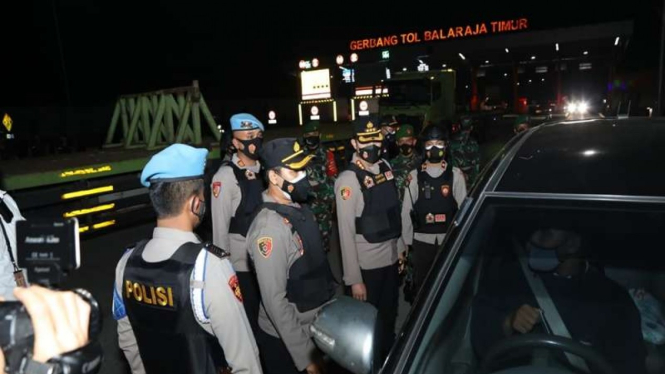 Penyekatan dilakukan dalam rangka pelaksanaan PPKM darurat