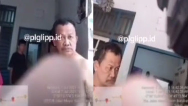 Bapak-bapak Mau Tampar Anaknya gara-gara Bela Kurir COD (Instagram/plblipp.id)