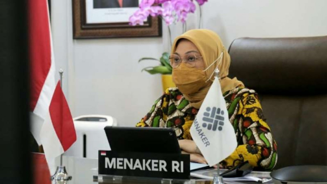 Menaker Ida Fauziyah umumkan syarat dapatkan subsidi gaji Rp 1 juta.