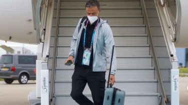 Pelatih Timnas Spanyol, Luis Enrique.