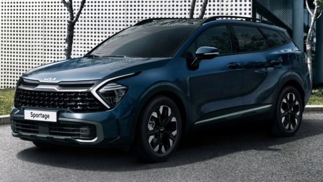 Mobil KIA Sportage edisi 2021.
