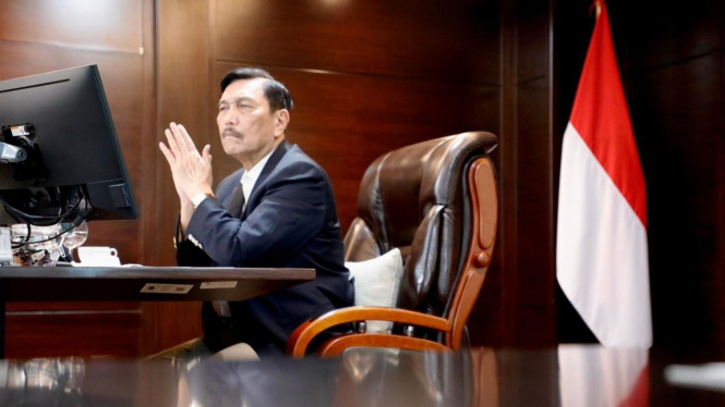 Menteri Koordinator Bidang Kemaritiman dan Investasi Luhut Binsar Pandjaitan.