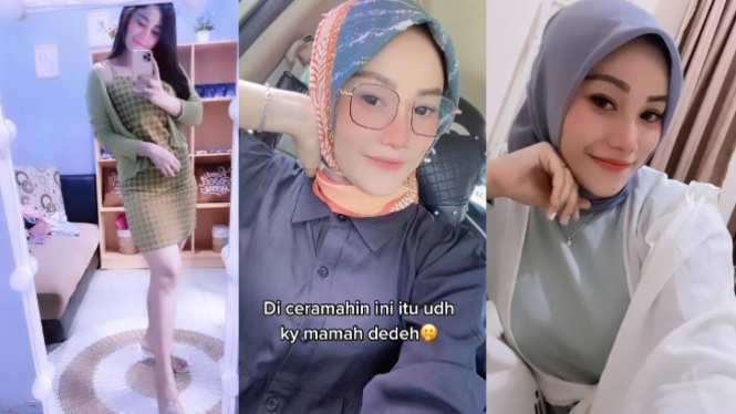 Mama Cantik Pakai Baju Seksi Diprotes Anaknya (TikTok/mamud_anaksatu)
