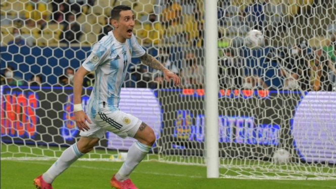 Winger Timnas Argentina, Angel Di Maria. 