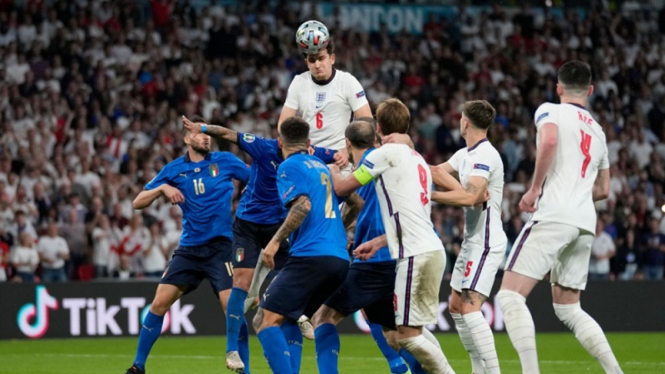 Pertandingan Timnas Inggris vs Italia di final EURO 2020