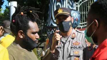Kapolresta Jayapura Kota Kombes Pol Gustav R. Urbinas