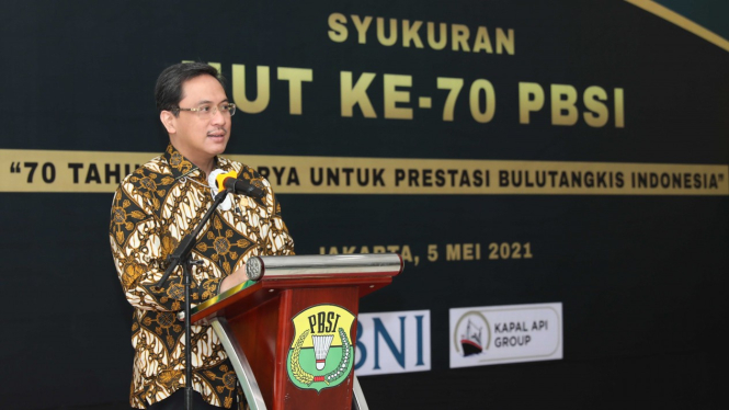 Ketua Umum PBSI, Agung Firman Sampurna