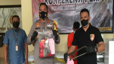 Pencuri tiang monorel ditangkap polisi