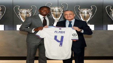 Real Madrid perkenalkan pemain barunya, David Alaba