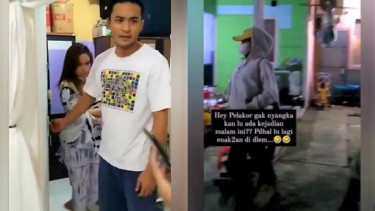Viral video istri gerebek pelakor sang suami pramugara