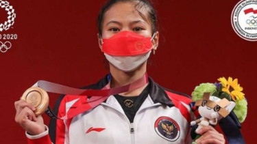 Windy Cantika sabet medali perunggu.