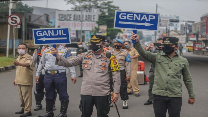 Ganjil genap di Bogor