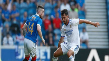 Real Madrid menghadapi Rangers di laga uji coba.