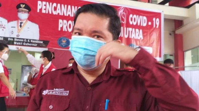 Juru Bicara Satgas Percepatan Penanganan COVID-19 Sulawesi Utara dr Steaven Dandel MPH.
