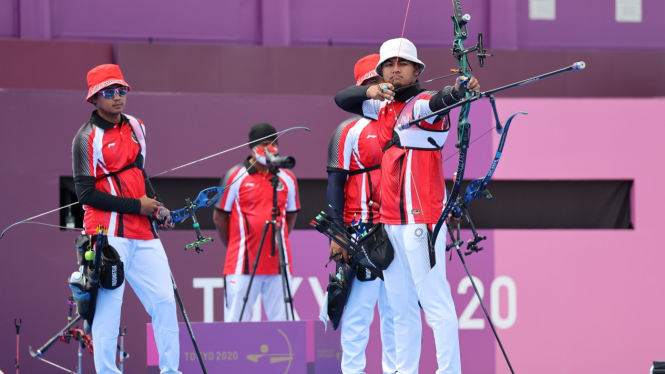Tim panahan putra di Olimpiade Tokyo