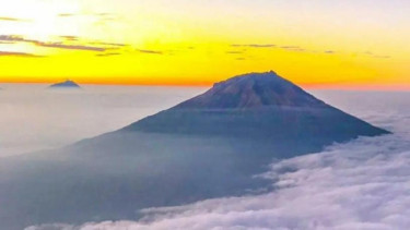 Ilustrasi gunung.