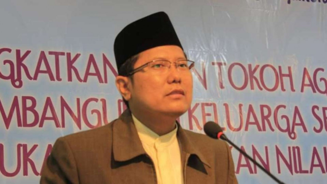 Ketua Majelis Ulama Indonesia (MUI), KH. Cholil Nafis.