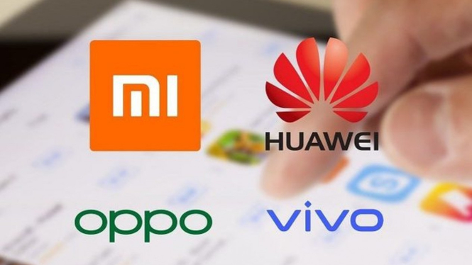 Xiaomi, Oppo dan Vivo.
