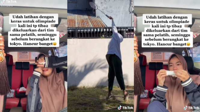 Viral Wanita Berjilbab Gagal ke Olimpiade Tokyo, Ternyata...(TikTok/miftahriiz)