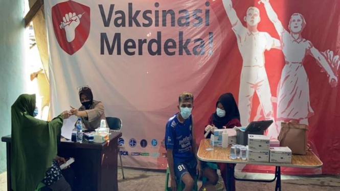 Pelaksanaan vaksinasi merdeka
