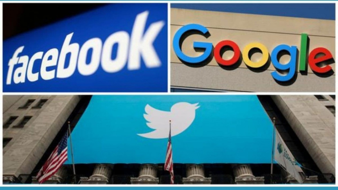 Google, Facebook dan Twitter.