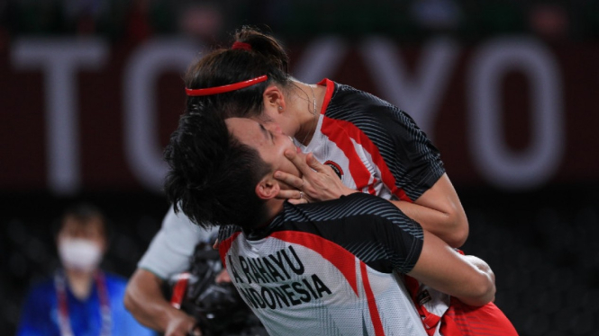 Greysia/Apriyani raih emas Olimpiade Tokyo 2020