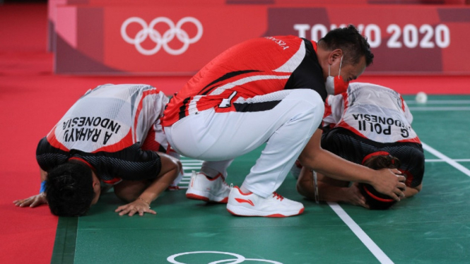 Greysia/Apriyani raih emas Olimpiade Tokyo 2020